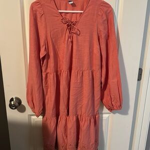 New with tags, Old Navy dress coral eyelet bottom
